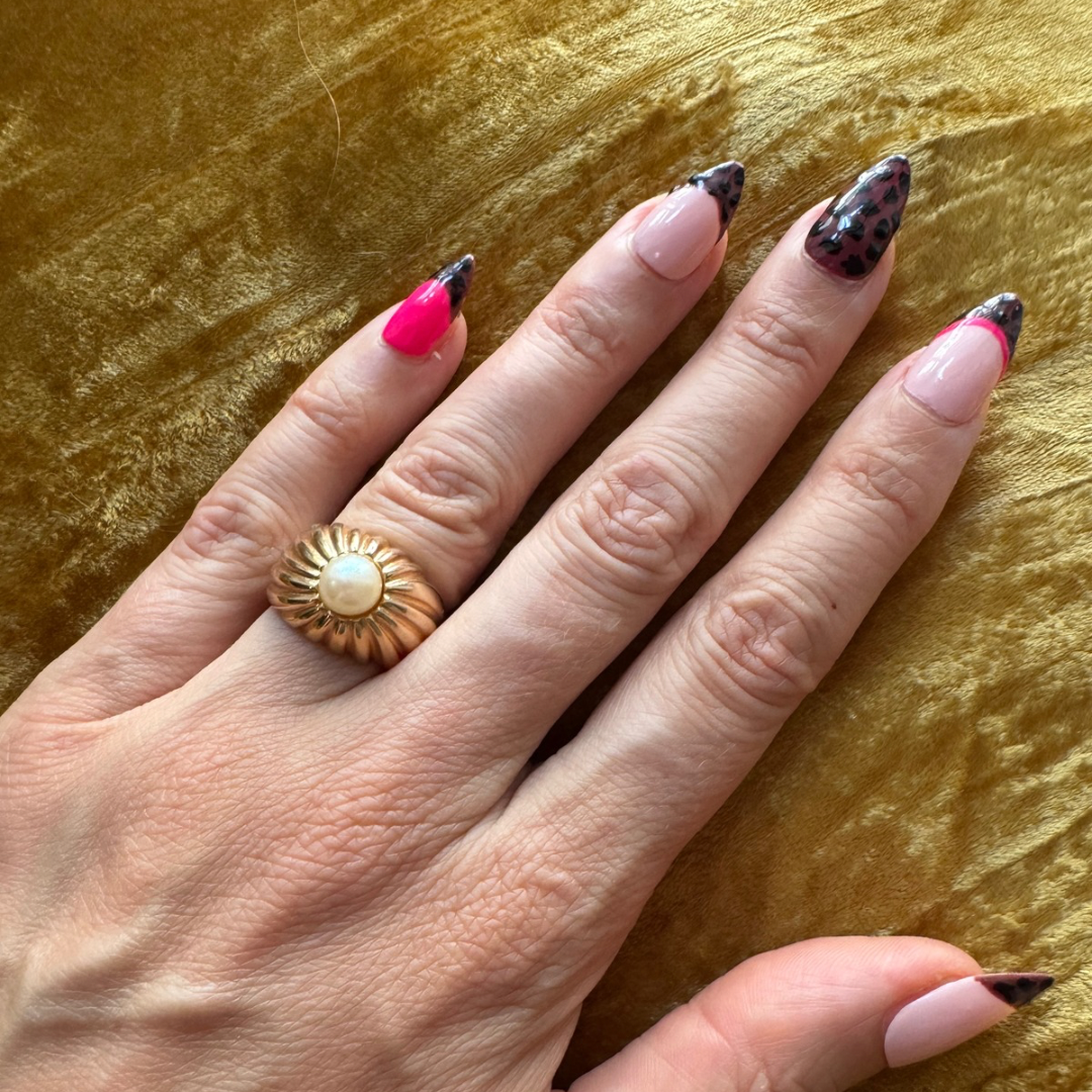 Vintage Sunburst Ring
