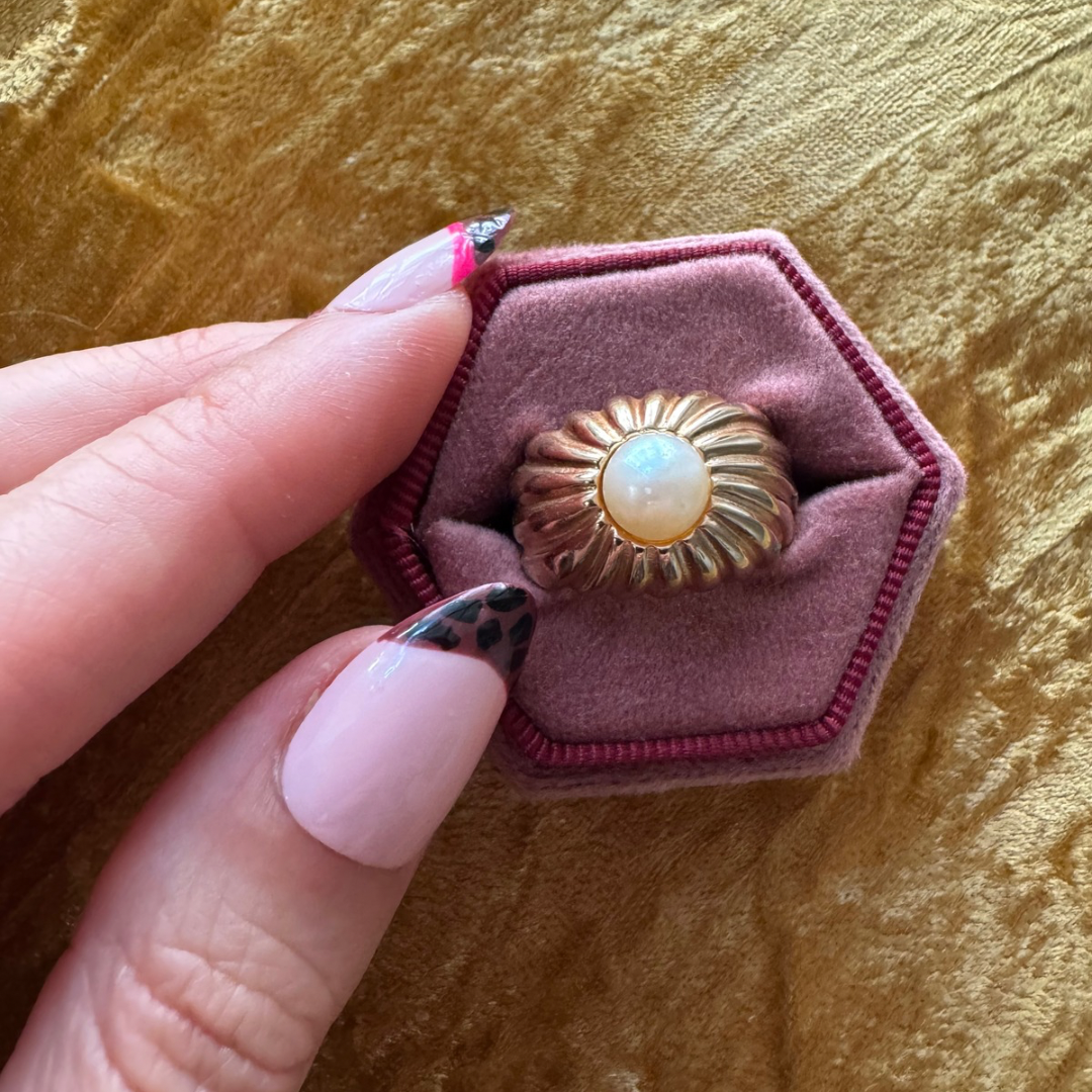 Vintage Sunburst Ring