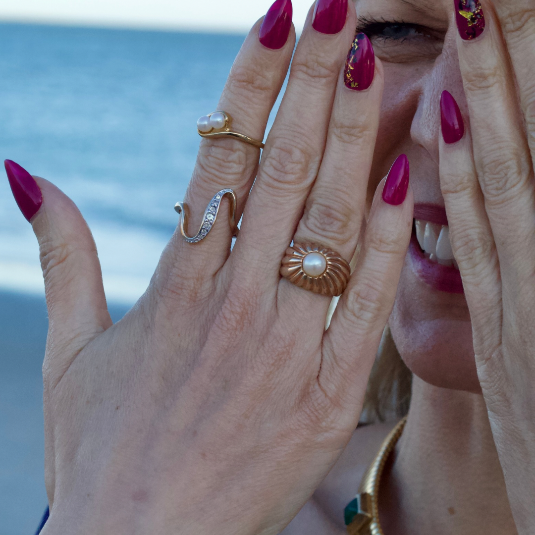Vintage Sunburst Ring