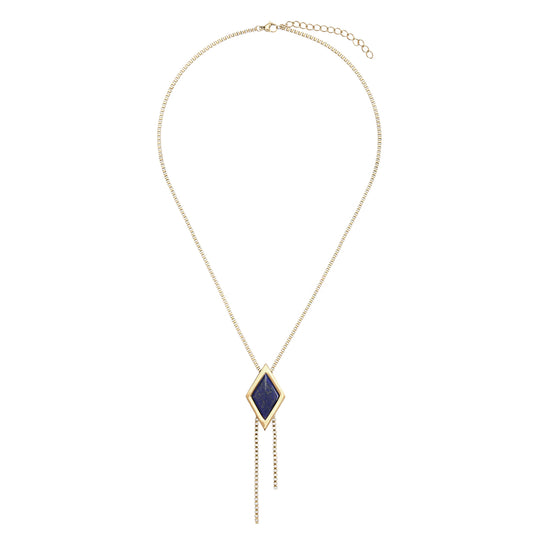 Nightsky Lapis Lazuli Gold Necklace