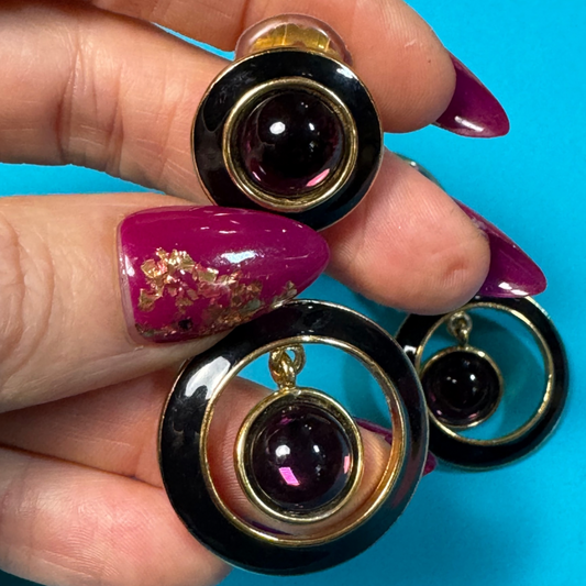 Vintage Dangle Clip ons