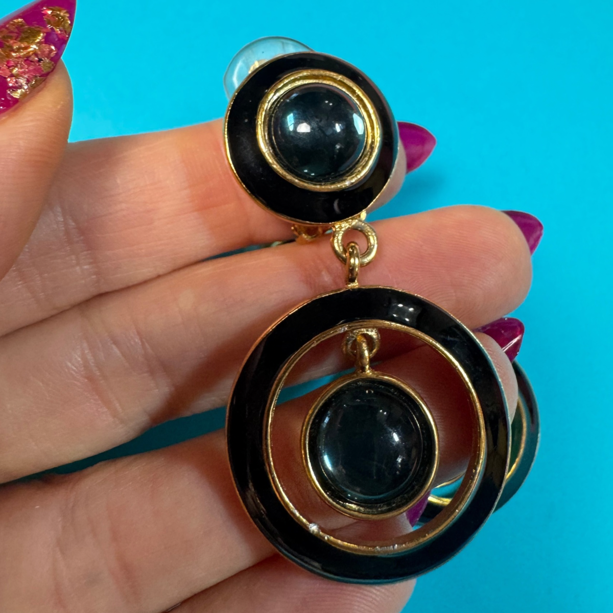 Vintage Dangle Clip ons