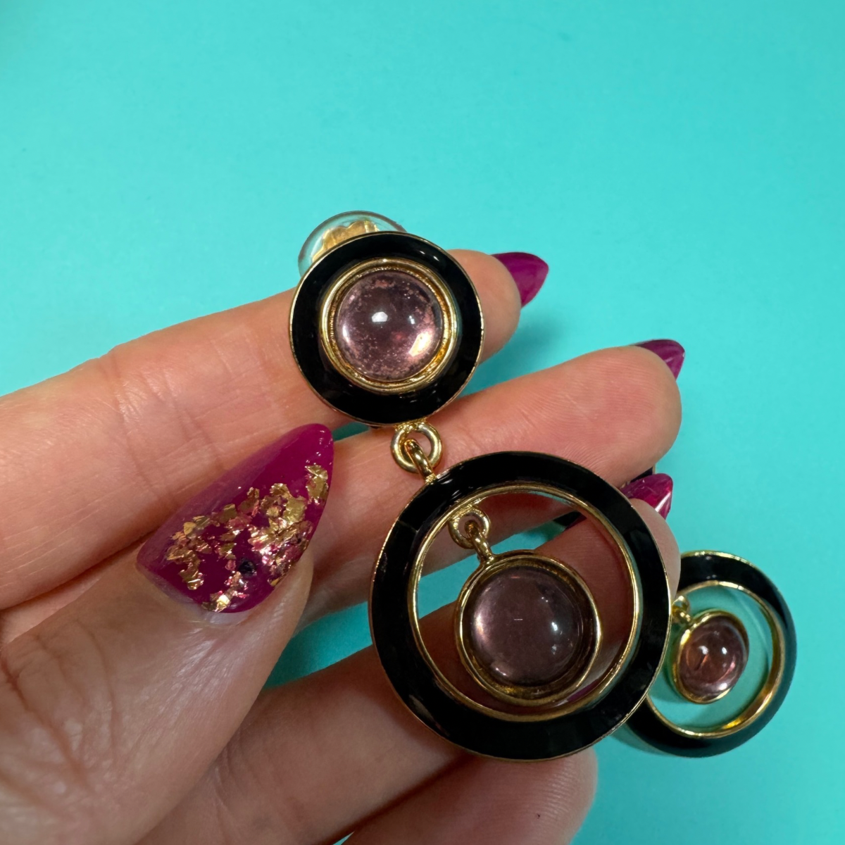 Vintage Dangle Clip ons