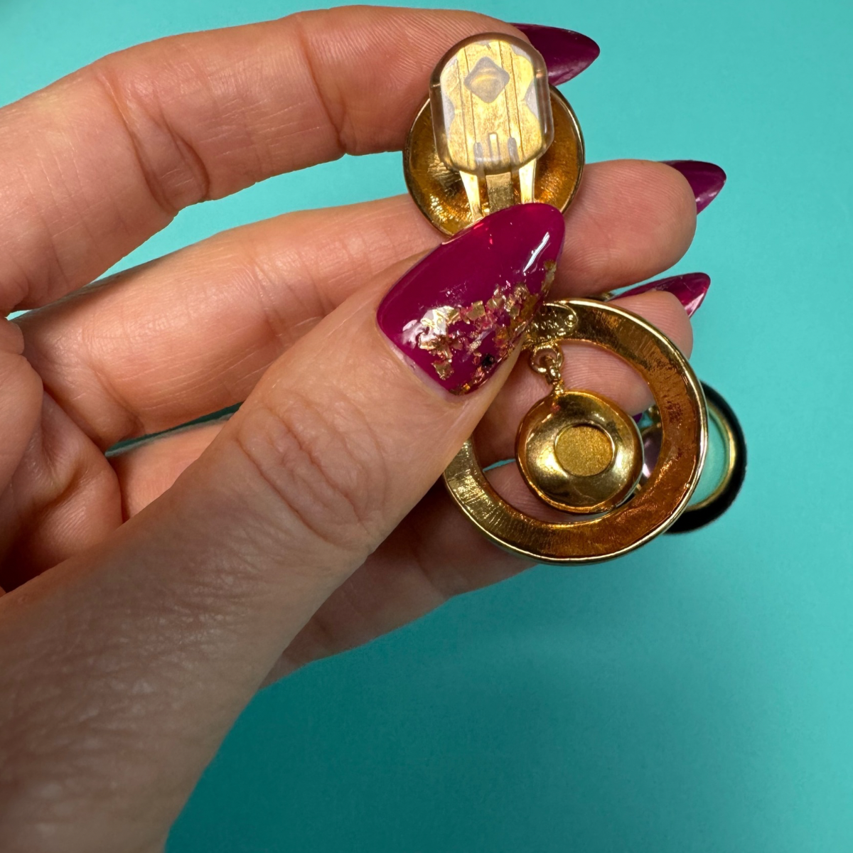 Vintage Dangle Clip ons