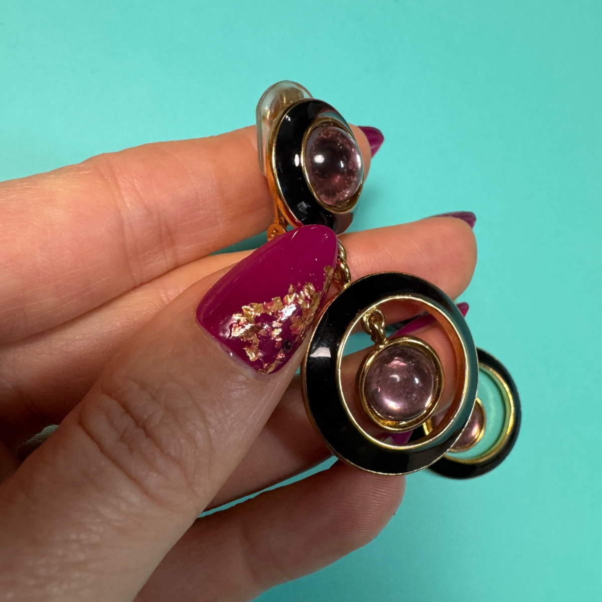 Vintage Dangle Clip ons